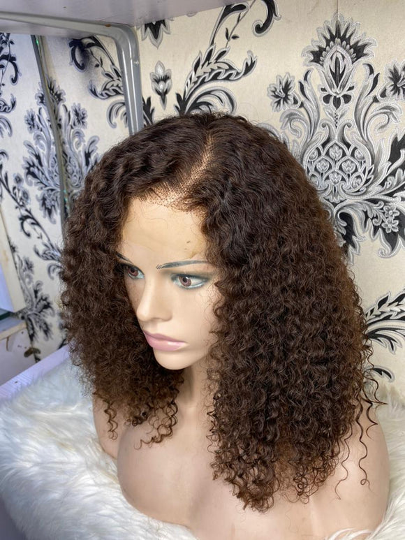 Kinky Curly Wig (Natural Dark Brown)