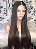 Bone Straight Wig (Natural Dark Brown)